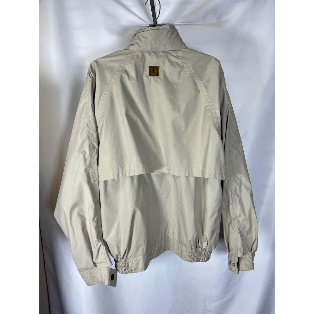 Hole In One Grand Slam MensGolf Jacket Tan World Golf Village Windbreaker Medium - Picture 5 of 9